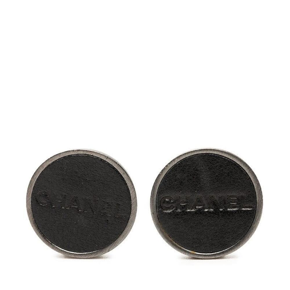 Chanel Round Earrings 00A Silver